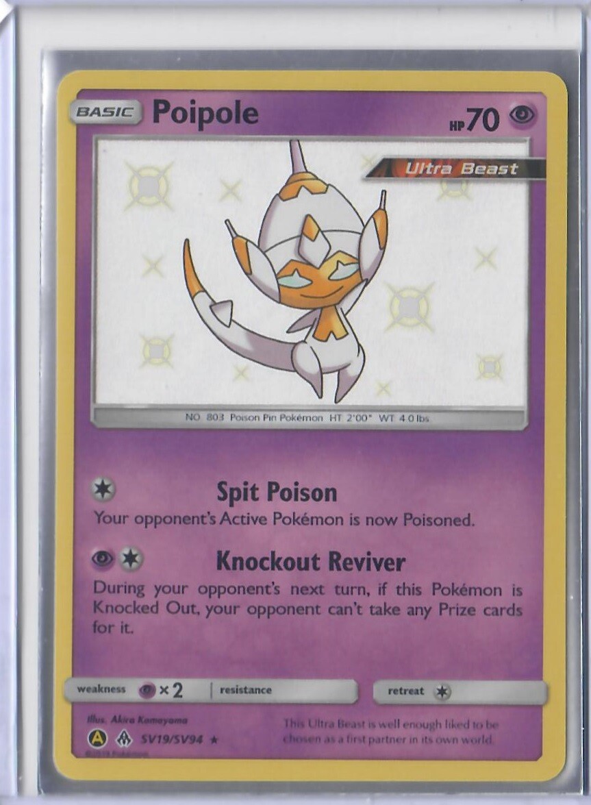 Poipole SV19/SV94 NM Baby Shiny Hidden Fates Shiny Vault Pokemon TCG