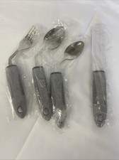 Adaptive Utensils 4-Piece Kitchen Set Weighted Non-Slip Handles for Special Need