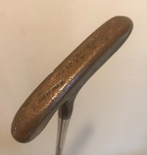 VINTAGE ACUSHNET BULLSEYE PUTTER JOHN REUTER Jr STD UP 5 S 35"