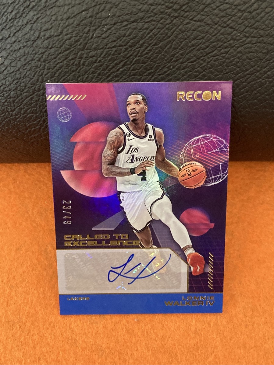 2022-23 PANINI RECON LONNIE WALKER IV CALLED TO EXCELLENCE AUTO SP 