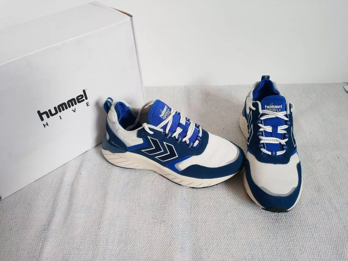 Hummel Marathona Reach LX White Ensign blue 212982 9202 Unisex Sneakers