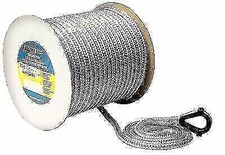 Seachoice 42391 Double-Braid Nylon Anchor Line   Gold and White   1/2 Inch x ...