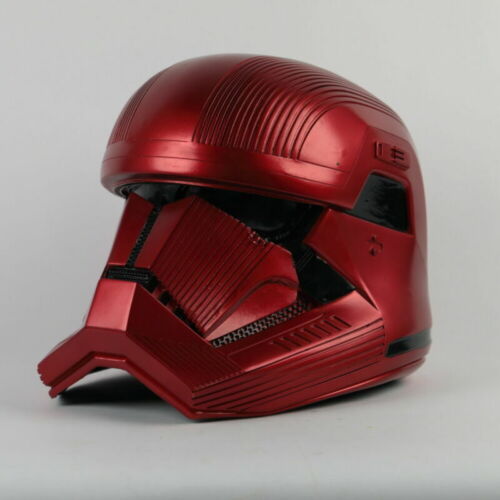 Star Wars 9 The Rise of Skywalker Sith Trooper Red Helmet Cosplay Prop PVC New - Picture 8 of 12