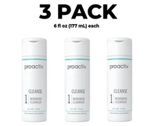 3 PACK, Proactiv Solution Renewing Cleanser, Benzoyl Peroxide, Acne Treatment
