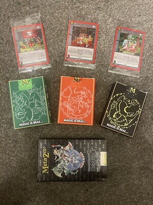 3x MetaZoo USPCC WPT Kickstarter Cryptid Nation Playing Card Decks With Promos