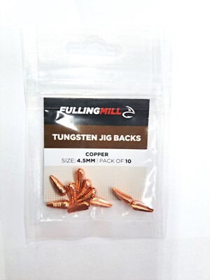 Fulling Mill Tungsten Jig Backs Copper Size 4.5mm