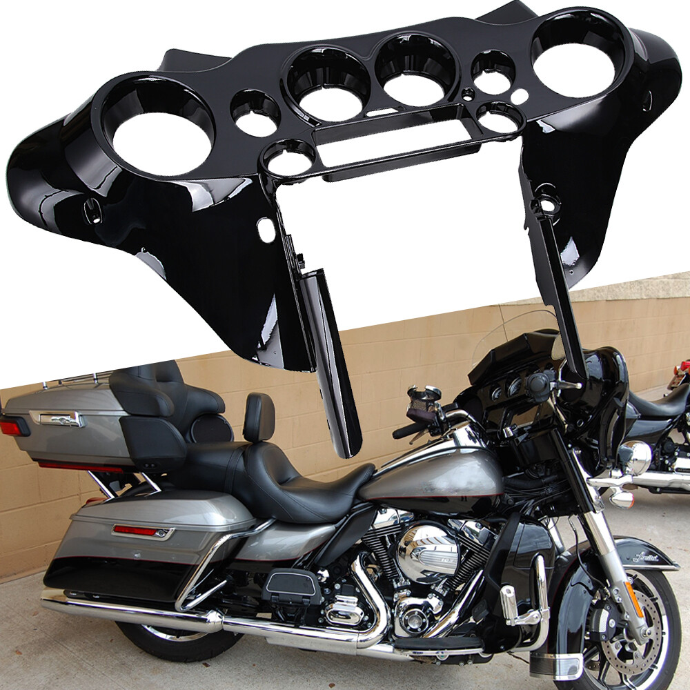 96-13 Vivid Black Batwing Inner Fairing For Harley Touring Electra