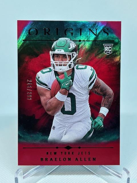 2024 Panini Origins #101 Braelon Allen Red /299