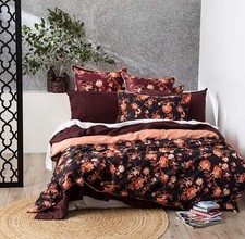 NNEDSZ 300 TC Cotton Florence Plum European Pillowcase by Renee Taylor