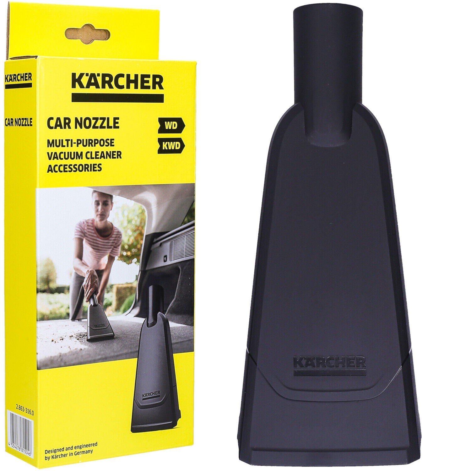 Ugello per auto Kärcher 2.863-316.0 per la pulizia, adatto per serie Kärcher WD