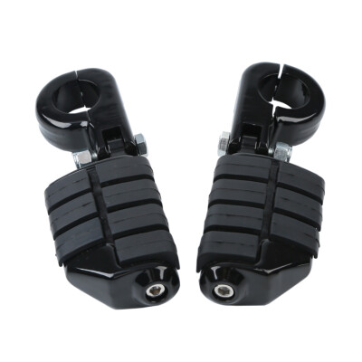 1.25'' Highway Bar Foot Pegs Footrest W/Mount Fit For Harley Sportster Dyna Black