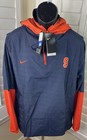 Nike Ncaa Syracuse University 1/4 Zip Jacket - Cq5235-419, Men’s Large, Nwt $100