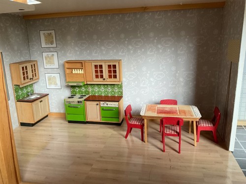 MEUBLES DE MAISON DE POUPÉE - CUISINE ÉQUIPÉE - LUNDBY OF SWEDEN - 1970/1975 - Photo 7/24