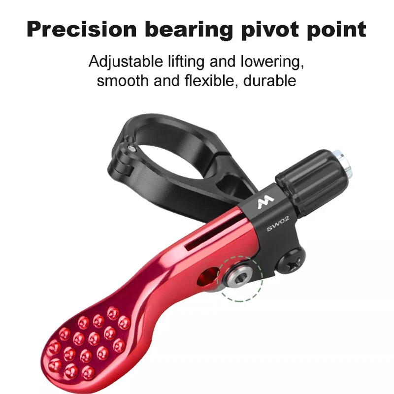 Tija de sillín con cuentagotas para bicicleta MTB control remoto por cable palanca de tija de sillín ajustable para carretera Foto 3 de 4