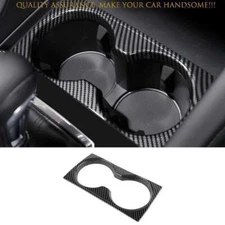 For Mazda 3 Axela 19-24 Carbon Fiber look Center Console Water Cup Holder Panel