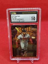 2019 Topps Finest Baseball Finest Blue Chips Graded Gem Mint 10 Ronald Acuna Jr 