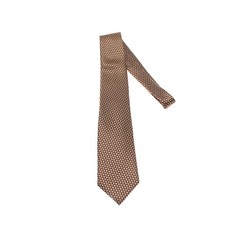 Tom Ford NWOT Neck Tie in Light/Dark Brown Melange 100 Silk Made in Italy