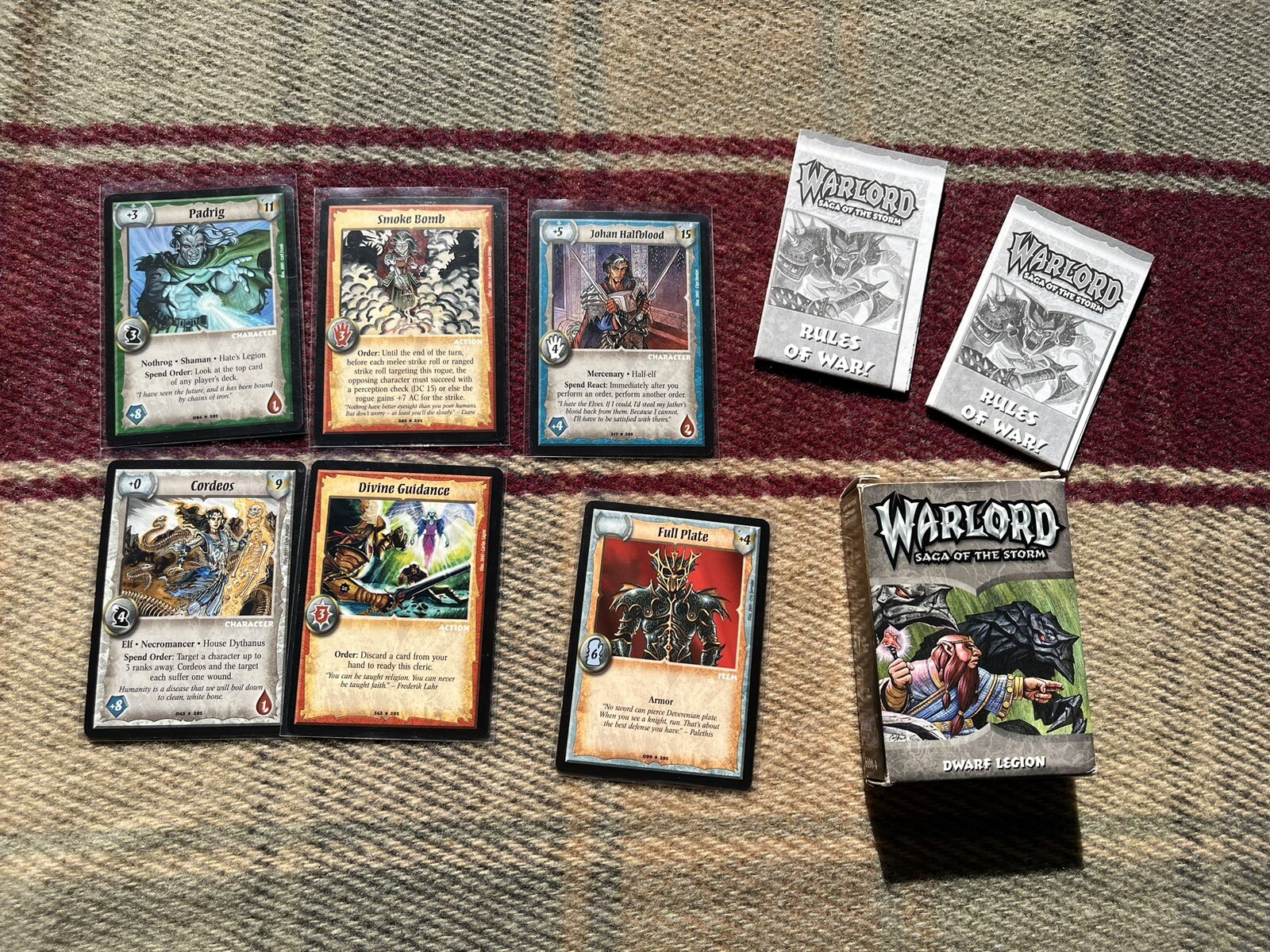 Warlord CCG Card Lot. Saga Of The Storm eBay