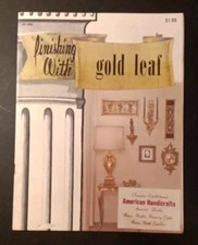 Finishing with Gold Leaf vintage 1966 booklet w/ instructions tips technique