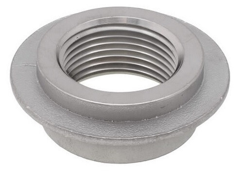 (10 Pack) 1/2" NPT Weld Spud | 304 Stainless Steel Flange Bung - Picture 2 of 4