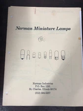 Vintage 1965 Norman Industries Miniature Lamps Catalog