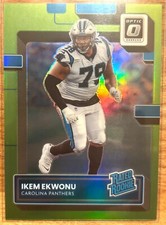 2022 Donruss Optic - Ikem Ekwonu - Rated Rookie - Lime Prizm SSP /35