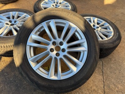 19  OEM 2017 2018 2019 Jaguar F-Pace Factory Silver Wheels Rims HK83-1007-DA