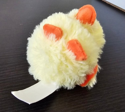 HugFun - Yellow Chick Plush Animal - 5 1/2" Long - Picture 5 of 6