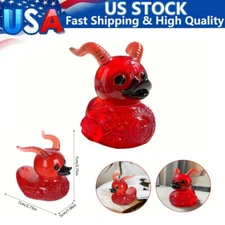 Red Devil Duck Resin Duck Ornament Novelty Home Desk Decor Collectibles Gift Toy