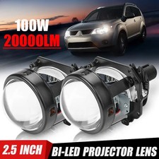 100W 2.5 inch Bi-led Lens 20000LM Projector Lenes For Headlight H4 H7 9005 9006