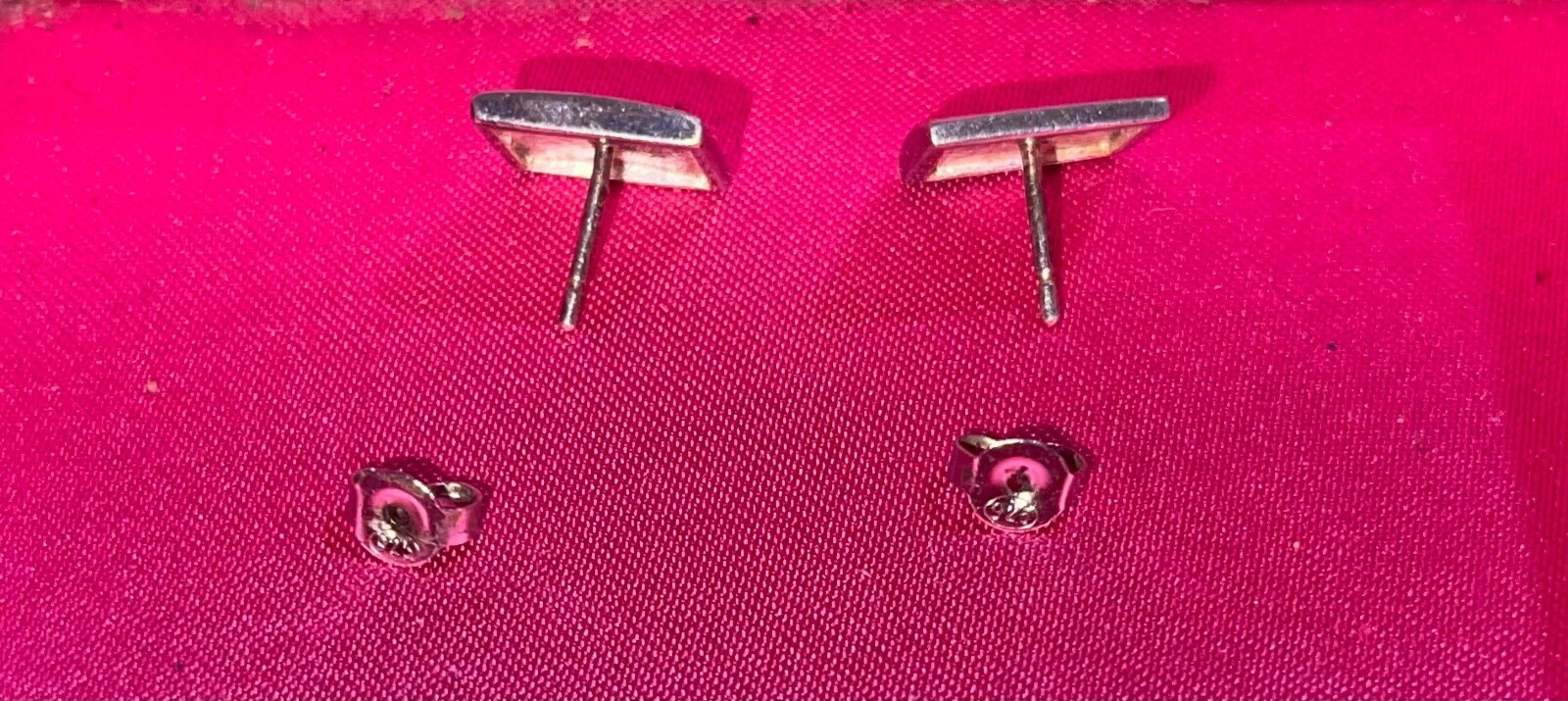 Authentic Tous Sterling Silver Square Earrings - image 3