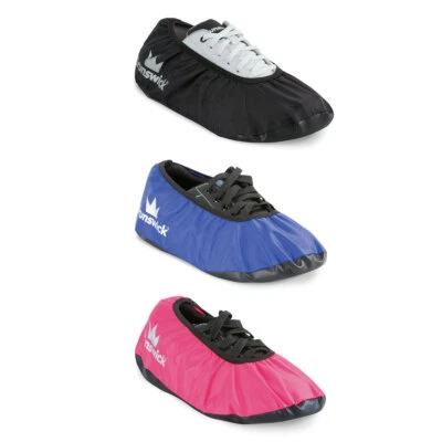 Brunswick Shoe Shield schwarz blau oder pink Cover Überzieher für Bowlingschuhe
