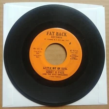 GERRY THOMAS & PAUL ROLAND Little Bit Of Soul NORTHERN SOUL 45 7" Record Vinyl