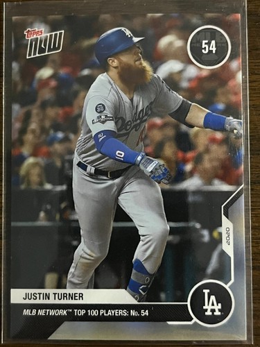 2020 Topps Now MN-54 Justin Turner