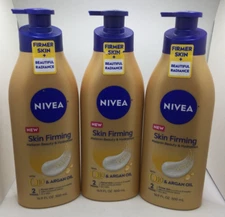 NIVEA Skin Firming Melanin Beauty and Hydration Body Lotion, 3PK