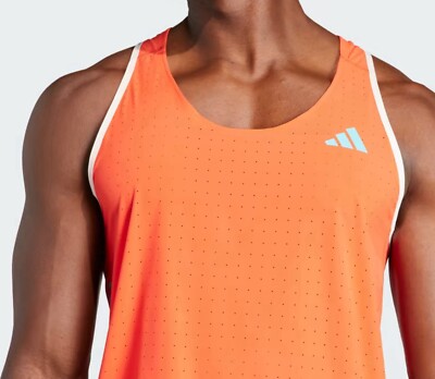 Adidas Adizero Running Singlet Carrera Bright Red IQ4926 Adidas Adizero Running Singlet Carrera Bright Red IQ4926
