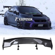 46 Rear Trunk Spoiler High Stand Gt Wing Carbon Look For Subaru Wrx Sti Legacy