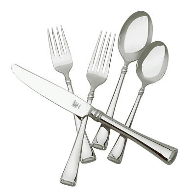 ZWILLING ANGELICO 5-PC PLACE SETTING FLATWARE SET MIRRORED 18/10 STAINLESS STEEL