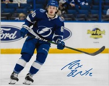 Autographed Tampa Bay Lightning Alex Barre-Boulet  8x10 Photo #2 Original