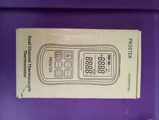 Digital Thermometer Dual Channel Input Thermocouple K J T E R N C/F Selection US