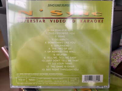 【中古】 Super Star Karaoke SUPERSTAR KARAOKE VIDEO CD VCD 834 98 DEGREES MULTIPLEX 12