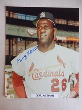 George Altman Autographed 8