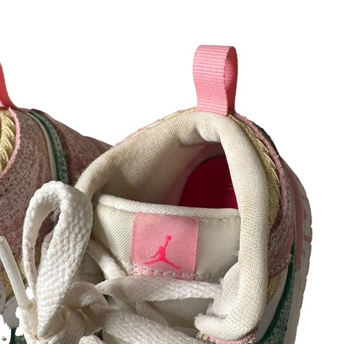 Nike Air Jordan 1 Mid SE TD Ice Cream Lace Up Sneakers Toddler Kids Size 9C - Picture 5 of 15