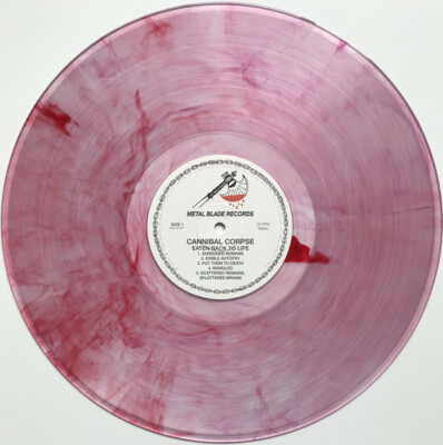 Cannibal Corpse - Eaten Back To Life LP COLORED VINYL ALBUM DEATH
