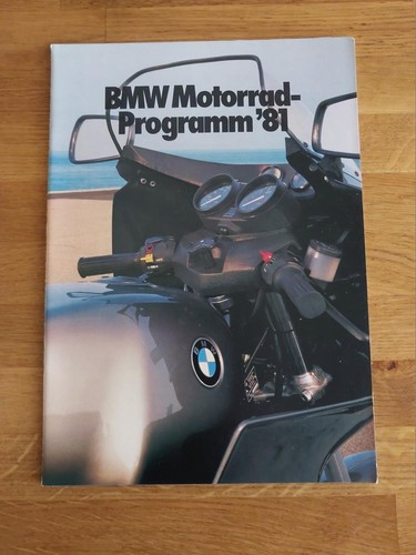 BMW Motorräder Programm 1981 - R 100 - RT - CS - RS - R80 G/S - 65 - LS - 45