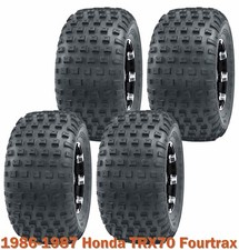Full Set Sport Atv Tires 16x8-7 For 1986-1987 Honda Trx70 Fourtrax Full Set Sport Atv Tires 16x8-7 For 1986-1987 Honda Trx70 Fourtrax