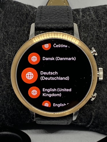 Fossil Gen 4 Authentic Digital Dial Smart Watch Custom Band FTW6016 LT358 - Photo 2 sur 12