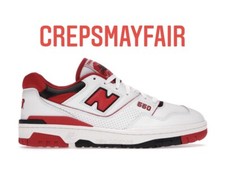 New Balance 550 White Red UK10 - Crepsmayfair