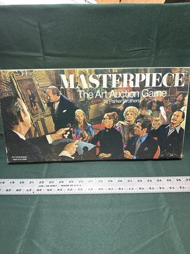 COMPLETE ~ Vintage 1970 MASTERPIECE Art Auction Board Game Parker Bros