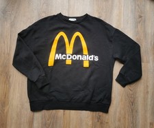 Zara X McDonald's Sweatshirt Gr. M oversized Pullover Herren Langarm Schwarz TOP